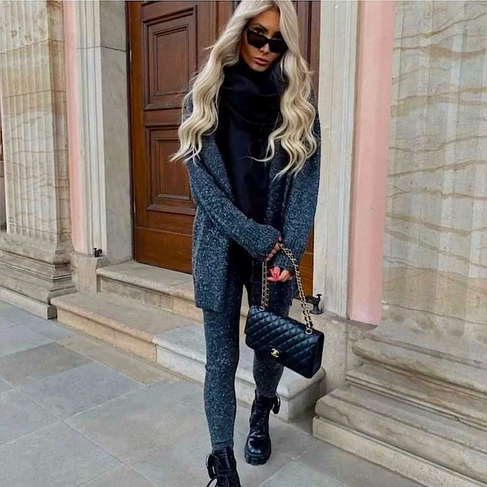 ZARA Co-ordinate Set Leggings & Cardigan